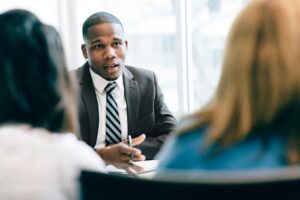 Lawyer Discussing COVID Workers Compensation