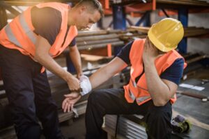 Manual worker feeling pain after having an injury