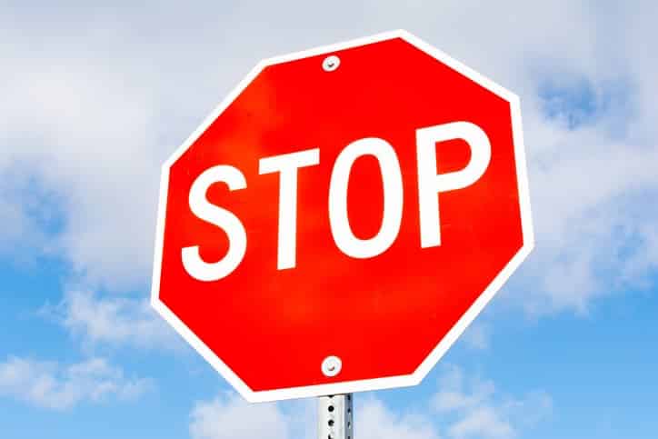 stop sign