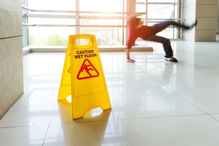 Miami Slip And Fall Accident Lawyer 9 Slip-And-Fall-Accident-With-A-Wet-Floor-Sign