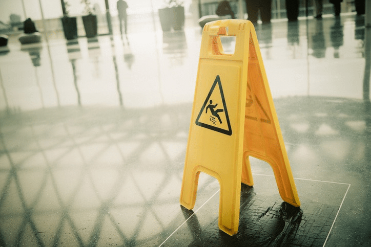 wet floor sign